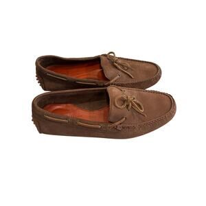 Cole Haan Nike Air D38854 Men Size 7.5 Brown Suede Moccasin Loafer Driving Shoes